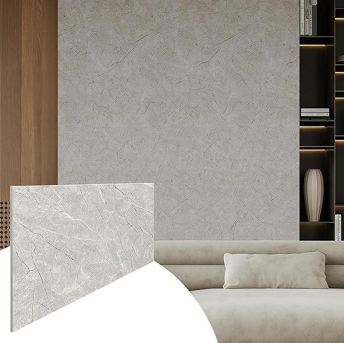 Dundee Deco Faux Marble Wall Panels - 2 ft X 4 ft - Glossy by DundeeDeco