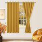 Hiasan Blackout Curtains for Bedroom, 60 x 63 Inches Length by Hiasan