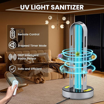 UV Light Sanitizer, 100W Ultraviolet Lamp - Image 2