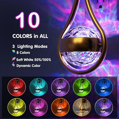L LOHAS LED Night Lights Plug Into Wall: Star Projector RGB Night Light - Image 7