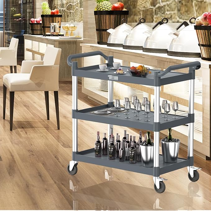 TUFFIOM Plastic Service Utility Cart - Image 8