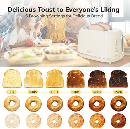 Toasters 2 Slice Retro Stainless Steel Toasters - Image 3