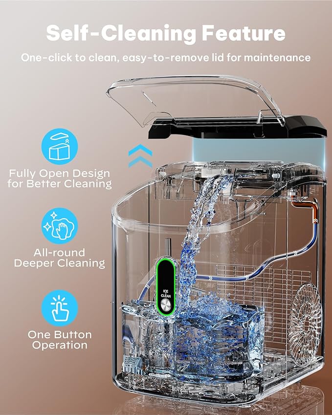 Silonn Nugget Ice Maker Countertop, Pellet Ice Machine - Image 4