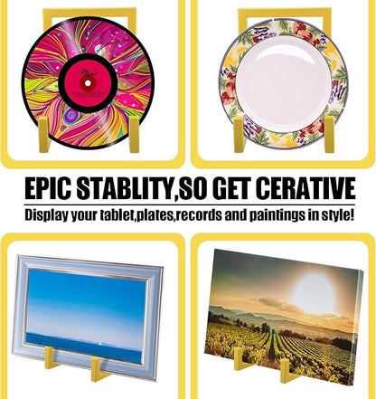 Sweetude 2 Pcs Large Plate Stands - Image 3