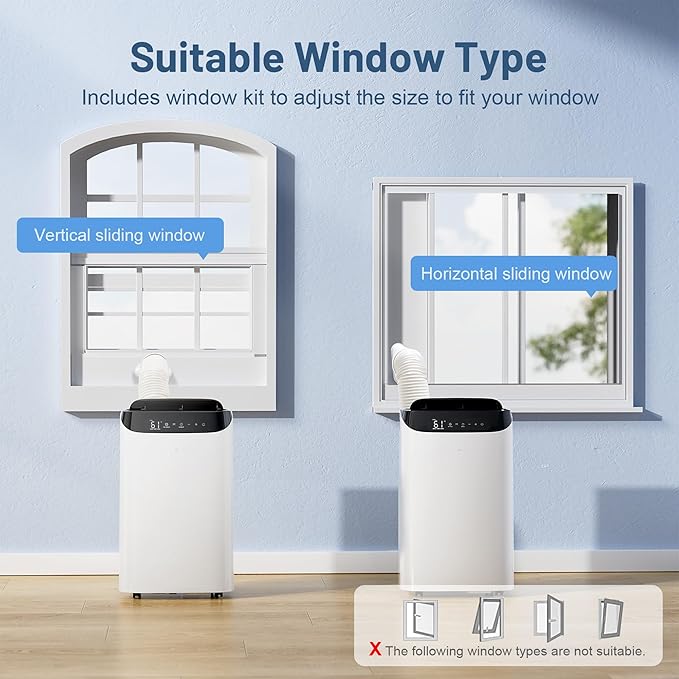 14000 BTU Portable Air Conditioner and Heater - Image 8