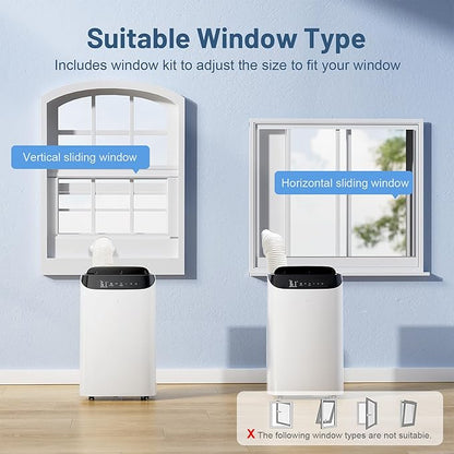 14000 BTU Portable Air Conditioner and Heater - Image 8