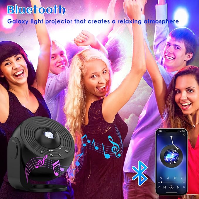 Galaxy Projector for Bedroom Pro Version, HD 12 in 1 Film Discs Star Projector - Image 6