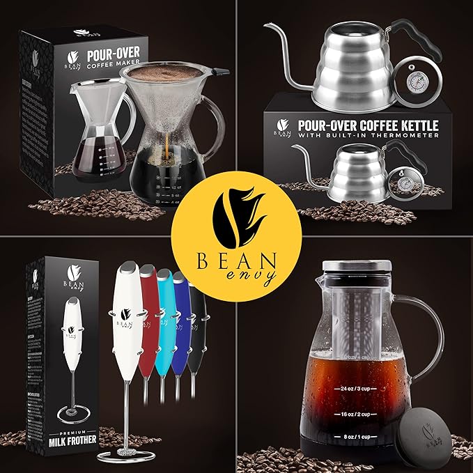 Bean Envy Pour Over Coffee Kettle, Small Gooseneck Kettle - Image 9