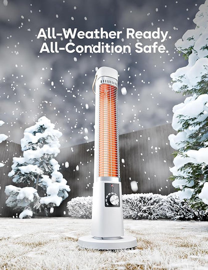 Patio Heater for Outdoor Use, Infrared Electric Outdoor Heater, 1500W Instant - Image 8