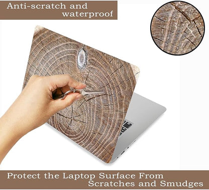 Laptop Skin Sticker Decal, Decorative Waterproof Removable, Wood Art - Image 3