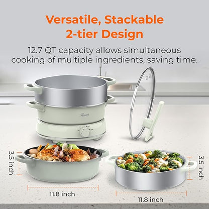 Rosewill 12.7 QT Electric Hot Pot Slow Cooker - Image 4