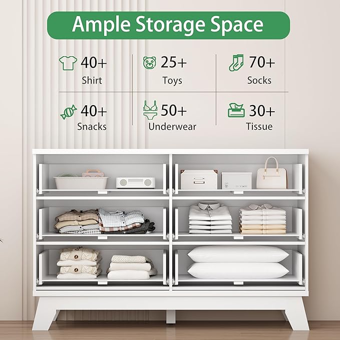 Fluted Dresser for Bedroom - Image 3