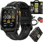 carbinox edge military smart watch for men, fitness, main product view