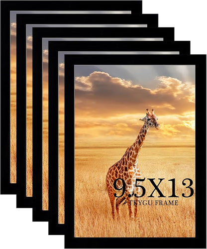 TKYGU 9.5 x13 Picture Frame Set of 5, Horizontal and Vertical Formats by TKYGU