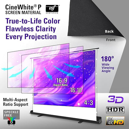 Elite Screens ezCinema Tab-Tension 16:9 X-Ratio Portable Projector Screen - Image 7