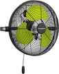 Fanqiebros 12 IN High Velocity Wall Mount Fan, 3 Speed Industrial Wall Fan by Fanqiebros