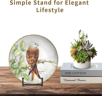 18 pcs 4.5in Plate Stands for Display, Metal Plate Holders Display Stands Can - Image 8