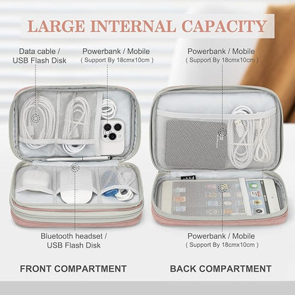 FYY Electronic Organizer, Large Travel Cable Organizer Bag Pouch Electronic - Image 3