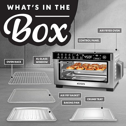 Gourmia Toaster Oven Digital Air Fryer - Image 4