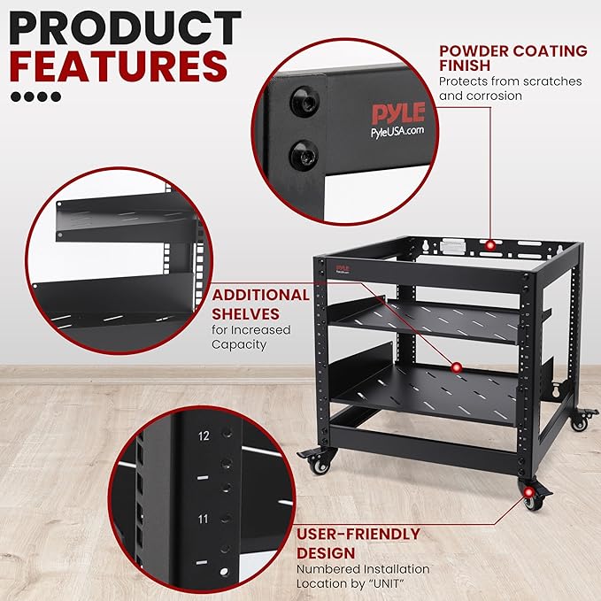 Pyle 10U Network Cabinet - Image 6