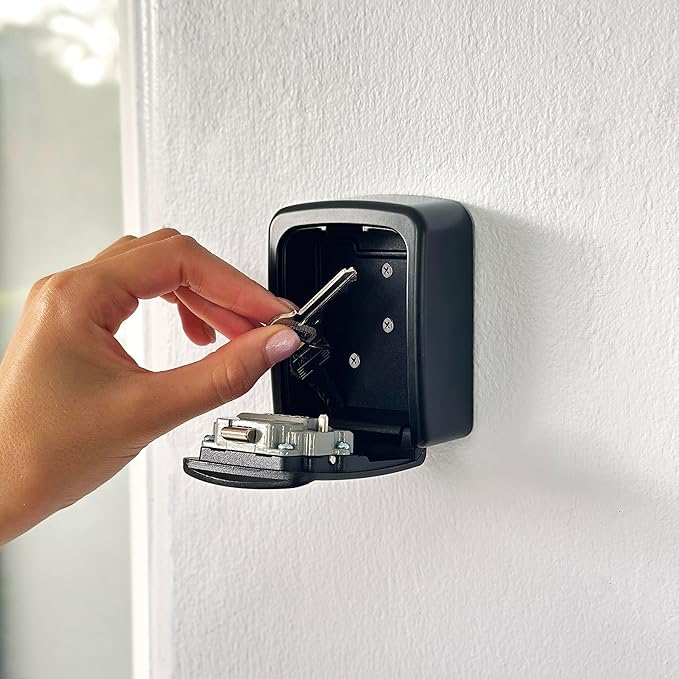 Iron Lock® Key Lock Box Wall Mount – Waterproof Heavy Duty Metal Lock Box - Image 5