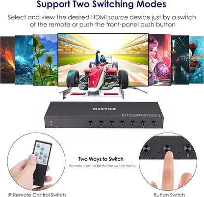 7 in 1 Out HDMI Switch 4K@60Hz - Image 3