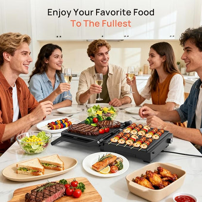 Electric Indoor Grill, 1600W Electric Grill - Image 8