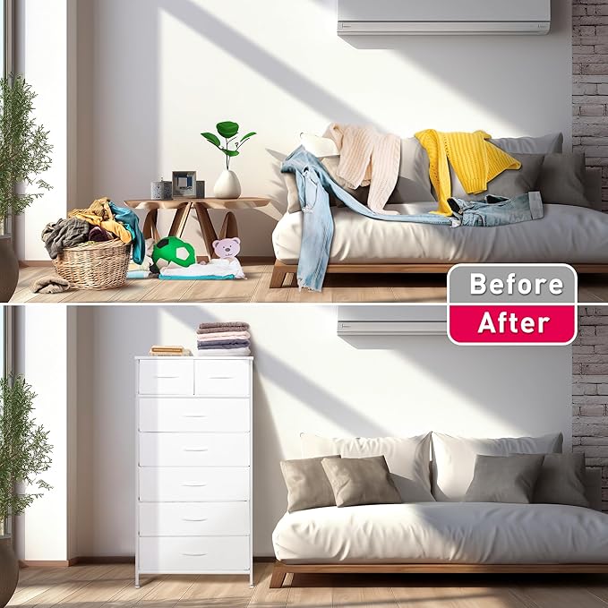 Mifuro Tall Dresser for Bedroom, Vertical Storage Organizer Tower - Image 6