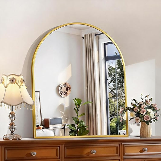 CIRCUMI Arched Wall Mirror, Metal Frame, Large Size by CIRCUMIMirror
