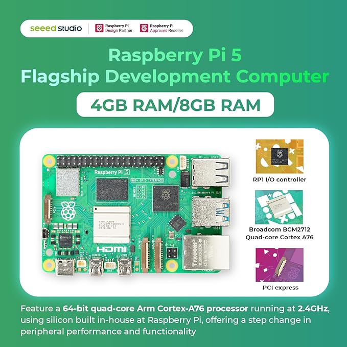 Seeed Studio Raspberry Pi 5 Starter Kit - Image 4