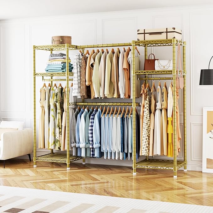 Ulif E7 Garment Rack, Heavy Duty Clothes Storage System - Image 6