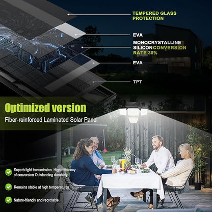 daphino 3000LM Solar Lights Outdoor - Image 5