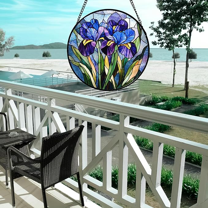 CRISGIF Stained Glass Window Hanging - Image 5