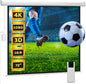 Pyle 72" Portable Motorized Matte White Projector Screen by PyleUSA