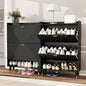 Shoe Cabinet Storage for Entryway, Shoe Organizer Cabinet Flip Drawers Narrow by LuxuryFurniture