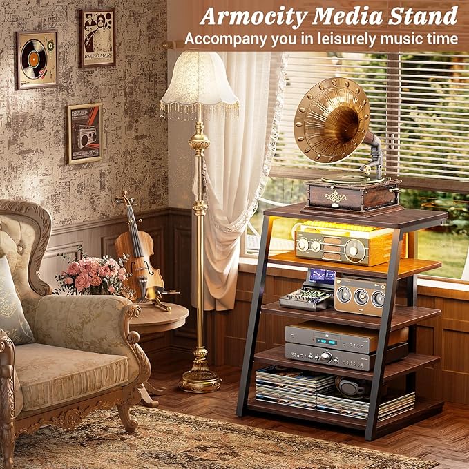 Armocity 5-Tier AV Media Stand - Image 4