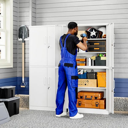 Yizosh Metal Storage Locking Cabinet - Image 2
