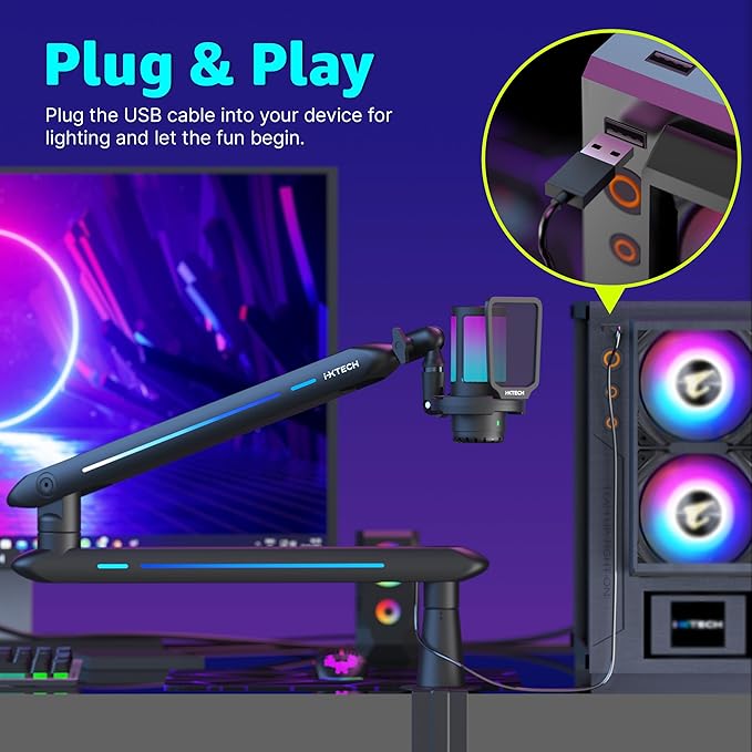 IXTECH RGB Low Profile Boom Arm - Image 6