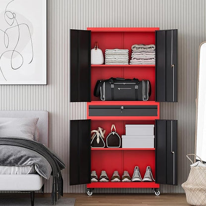 Letaya Metal Garage Storage Cabinet - Image 7