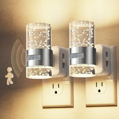 L LOHAS LED Motion Sensor Night Light, Dimmable Night Lights Plug into Wall by LLOHASLED