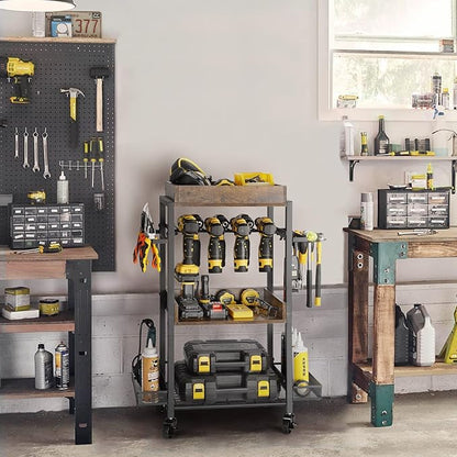 Olakee Power Tool Organizer Garage Storage Organization Shelving Tool Holder - Image 9