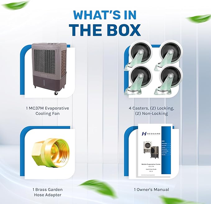 Hessaire MC37M 3100CFM Evaporative Cooler - Image 10