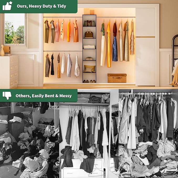 Closet System, Wood Tower Closet Storage - Image 5