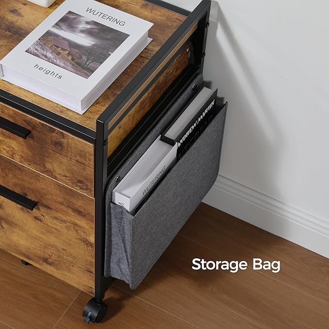 EUREKA ERGONOMIC 2-Drawer Mobile File Cabinet - Image 7