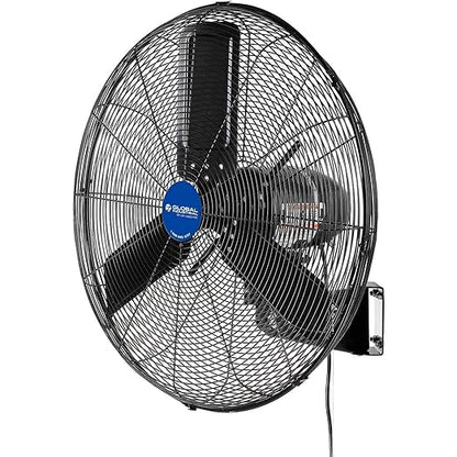 Global Industrial 24" Outdoor-Rated Oscillating Wall-Mount Fan, 2 Speeds - Image 2