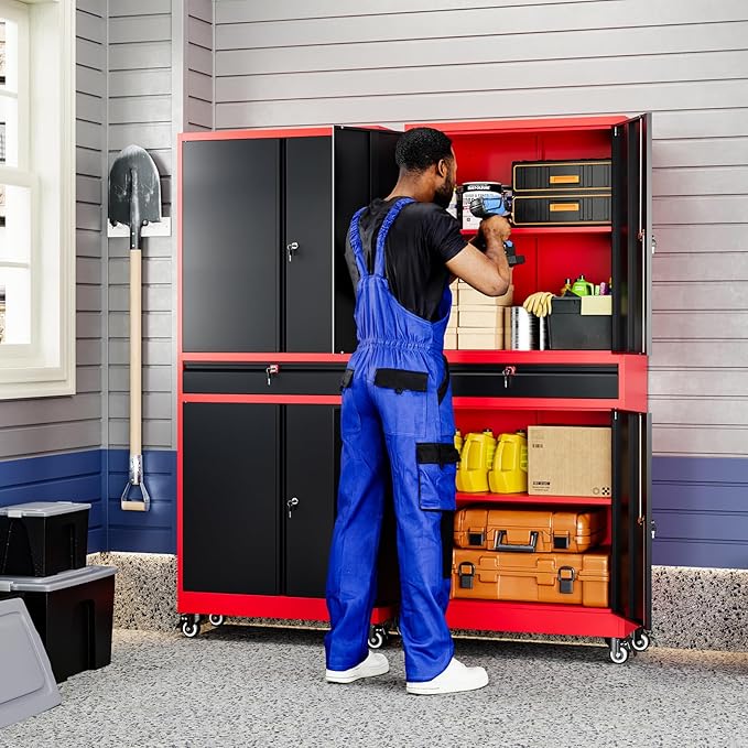 Yizosh Metal Garage Storage Cabinet - Image 2