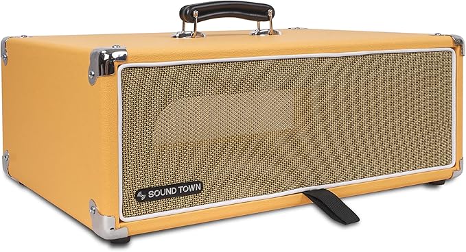 Sound Town Vintage 3U Amp Rack Case, 12.5" Depth by SOUNDTOWN