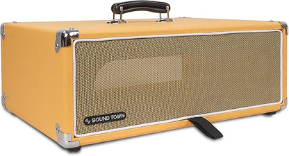 Sound Town Vintage 3U Amp Rack Case, 12.5" Depth by SOUNDTOWN