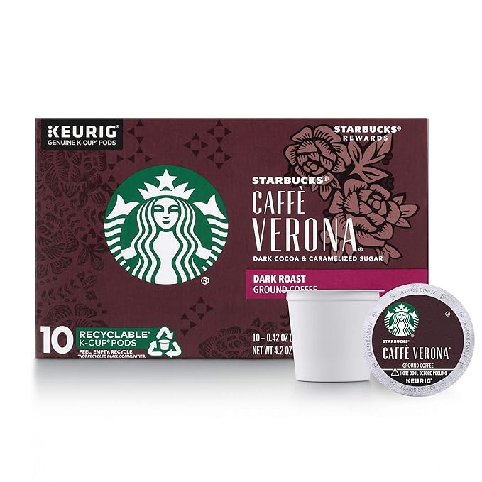 Starbucks Dark Roast K-Cup Coffee Pods — Caffè Verona by StarbucksCoffee