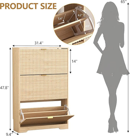 Shoe Cabinet Storage for Entryway - Image 2